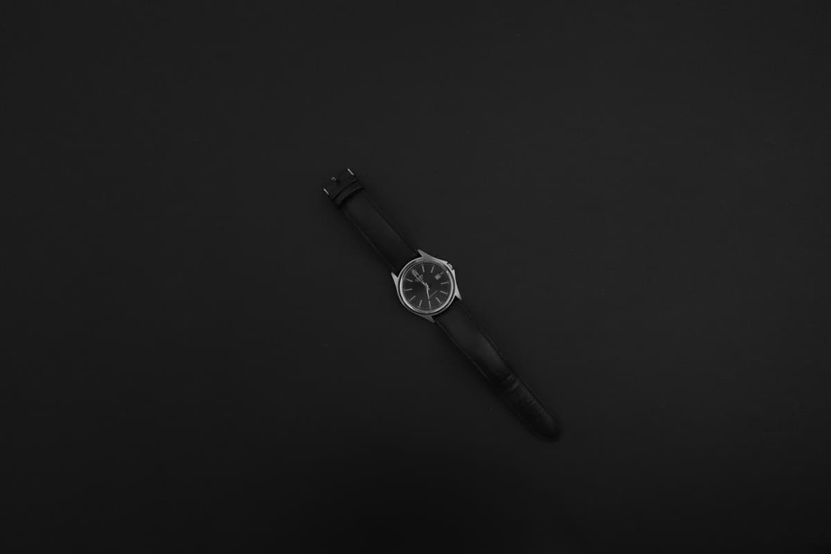 product shot, luxury watch, black velvet, minimalist